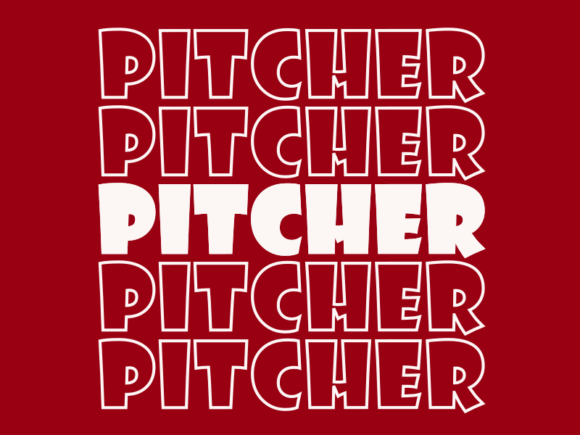 Pitcher SVG Cut File