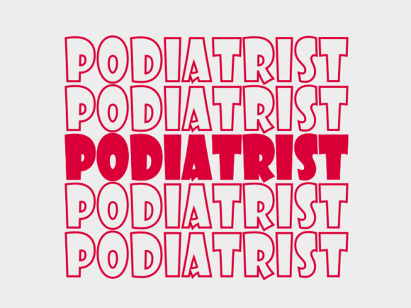 Podiatrist SVG Cut File