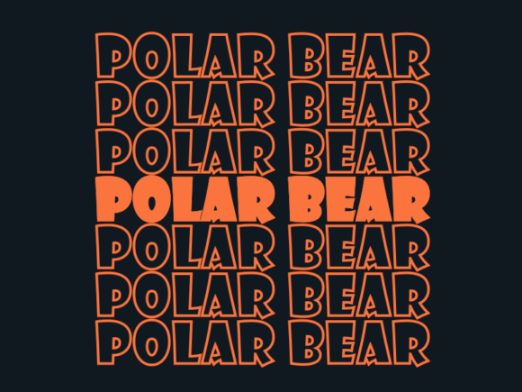 Polar Bear SVG Cut File for Creative Projects