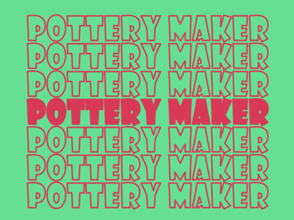 Pottery Maker SVG Cut File