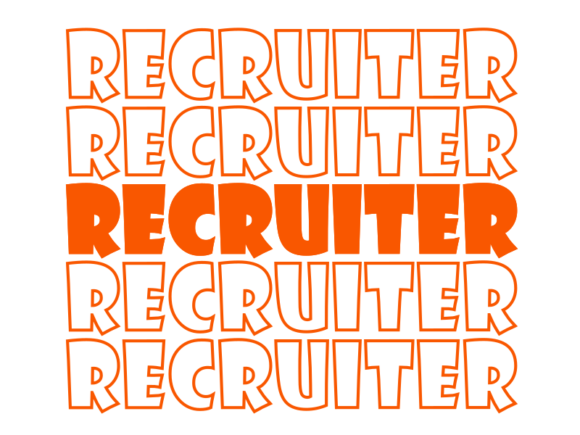 Recruiter SVG Cut File