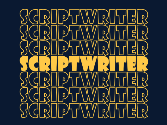Scriptwriter SVG Cut File: Precision Design, Zero Compromise
