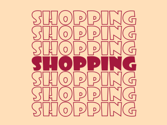Shopping SVG Cut File
