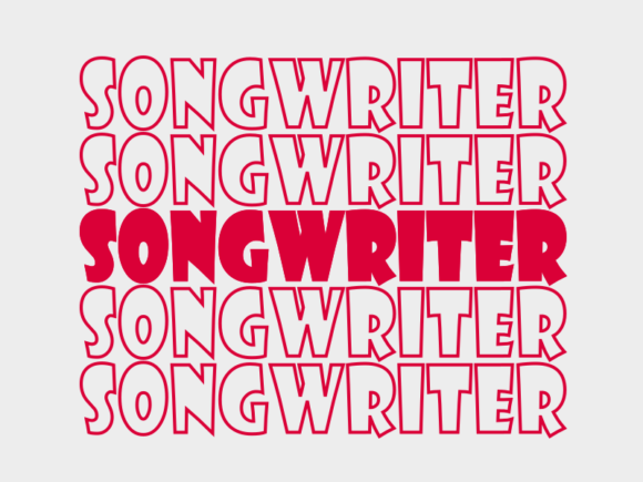Songwriter SVG Cut File