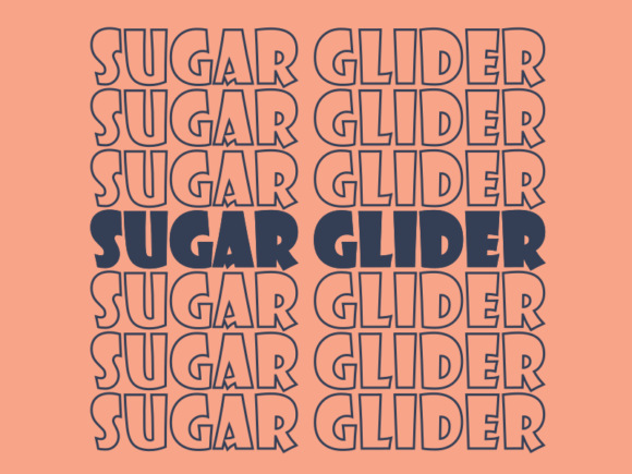 Sugar Glider SVG Cut File