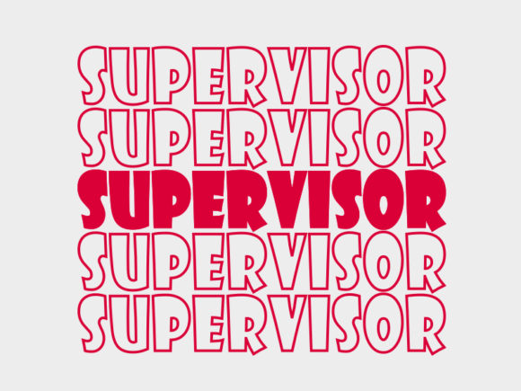 Supervisor SVG Cut File: Your All-in-One Design Asset for Real-World Crafting and Branding